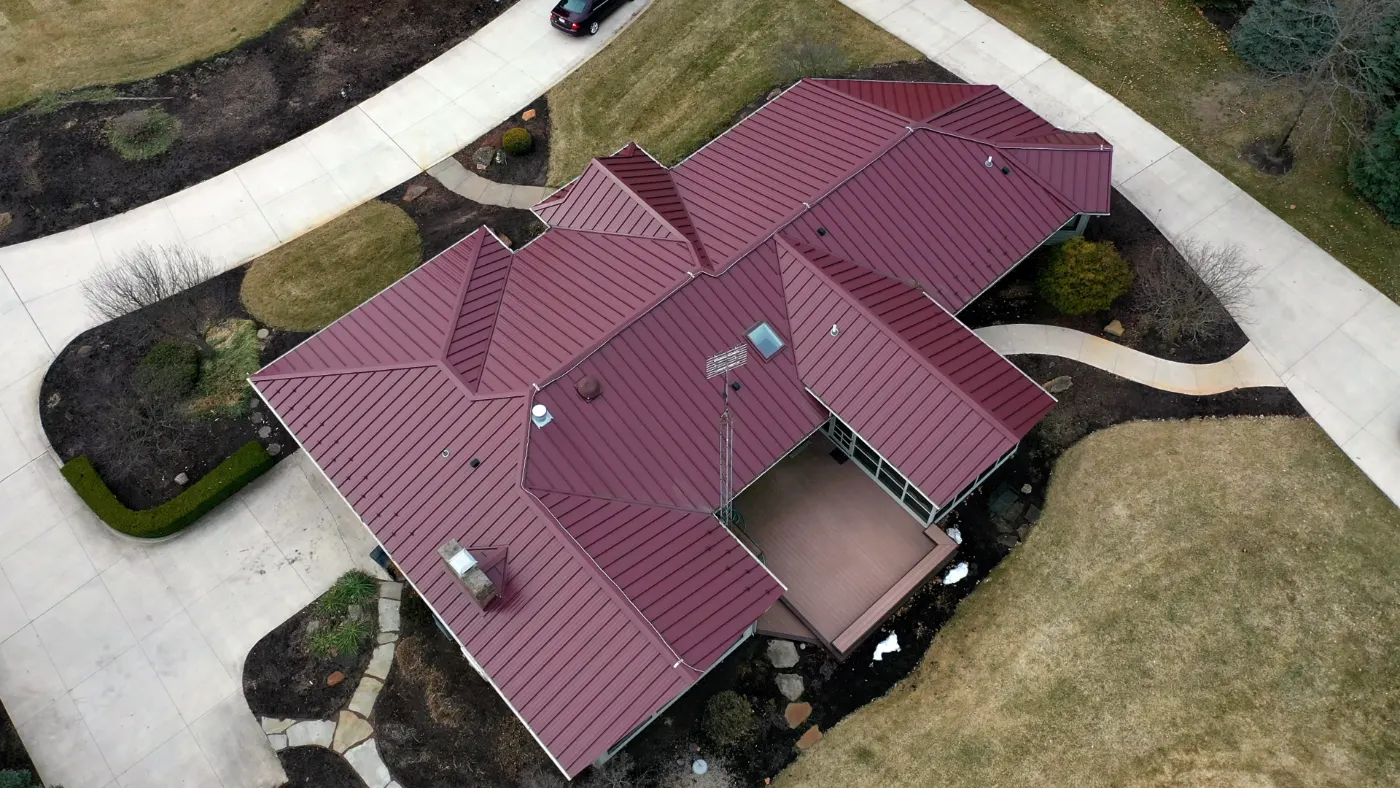 Tarping and dry-in on a Rushville commercial roof